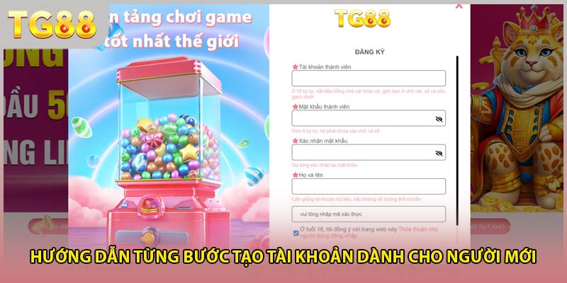 Hướng dẫn từng bước tạo tài khoản dành cho người mới