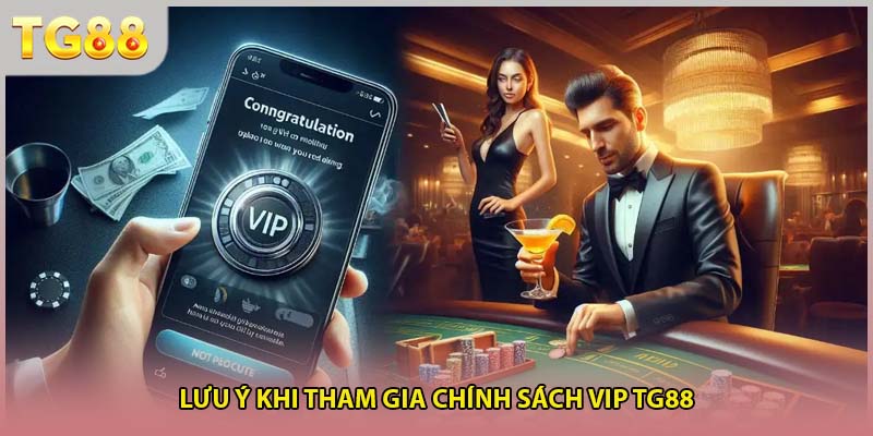Lưu ý khi tham gia chính sách VIP TG88